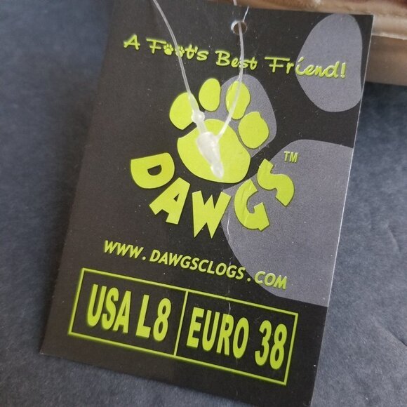 Dawgs Shoes Women's Size 8 38EU Ultrasoft Beach Clogs Tan Colour NWT - Picture 5 of 16